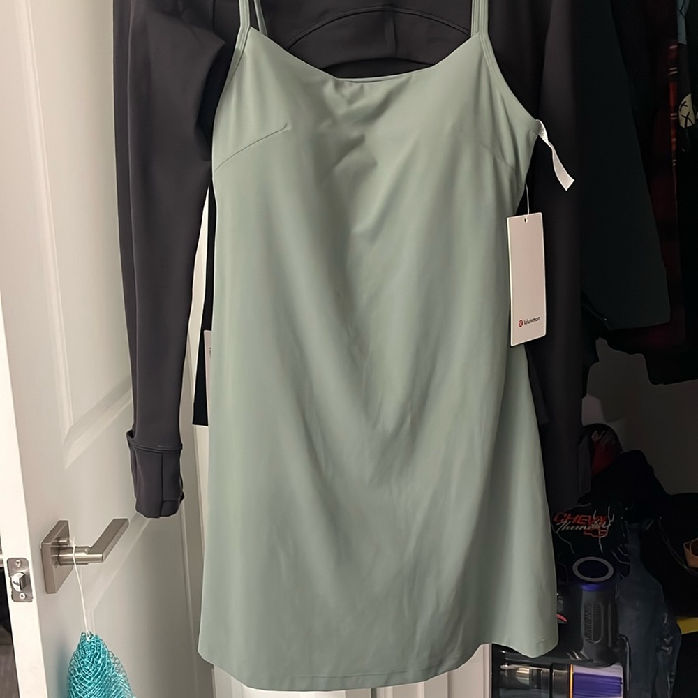 lululemon athletica Sage Green Mini Dress